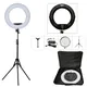 Yidoblo Black FD-480II LED Light Ring Kit Bi-color 96w Selfie Light Video Ring Light Lamp with Light