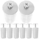 8 Pcs Rolling Blinds Windows Shutter Fasteners Roller Repair Parts Stopper White Plastic Stoppers