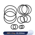 10 pz NBR O Ring Guarnizione In Gomma Nitrilica CS 2 3 4mm OD 5 ~ 100mm Nero Rotondo O Tipo