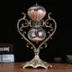 Hourglass 30/60 Minute LOVE Engraving Rotating Metal Sand Timer Antique Sand Clock Glass Sandglass