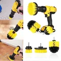 Drill Brush Attachment Set Power Scrubber Wash Cleaning Brushes Tool Kit with Extension for Clean