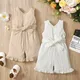 1-5 Years Toddler Baby Girl Clothes Sleeveless Bodysuit Summer Fashion Jumpsuit Infant Baby Costume