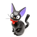 1pcs Cute Cartoon Animal Black Cat Figurines Kawaii Beard Cat Souvenir Figurines Gift H-25.5cm Pvc
