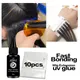 2pcs Kit 20g UV Wigs Extension glue UV Light Hair Extensions System Set Wig Hair UV Glue And