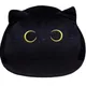 25cm Kawaii Black Cat Plush Toy Soft Stuffed Animal Pillow Black Cat Plush Doll Baby Toys Plushie
