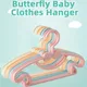 Baby Cloth Hanger Boy Girl Kids Clothes Rack Dog Pet Hanger cute non-slip clothes rack Plastic Pant