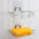 Soap Rack Wall Mounted Soap Holder Stainless Steel Soap Sponge Dish Bathroom Accessories Soap Dishes