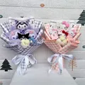 Sanrio Kuromi Plush Bouquet Hello Kitty Melody Cinnamoroll Anime Doll Toy Valentine's Day Christmas