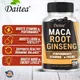 Daitea Maca Root 10 000 Mg (Yellow Red Black) + Ginseng Extract 1 400 Mg - Energy Muscle Growth