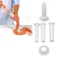 Sausage Stuffer Filling Tubes DIY Sausage Maker Funnels Nozzles with Base Filling Funnel Plastic