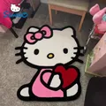 Nuovo Sanrio Hello Kitty tappetino in peluche Cartoon Kt Cat Cute Cartoon antiscivolo imitazione