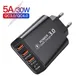 3USB travel charger+CPD charging head European American standard mobile phone multi port charging