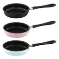 Induction Omelette Pan with Long Handle Non Stick Ham Burger Cooking Eggs Smokeless Small Saute Pan