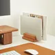 Walnut Wooden Vertical Laptop Stand Holder Notebook Tablet Station Support For Macbook Air Pro PC