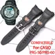 Resin Strap Watchband For Casio Pro Trek PRG-50 PRG-60 Strap Replace Men's Sports Waterproof Watch