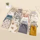 Double Layer Cotton Muslin Baby Bed Bag Solid Color Printing Storage Drawstring Pouch For Kids