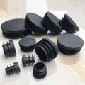 10/20/30Pcs PE Plastic Round Pipe Plugs OD 12/14/16/19/20mm Black Hole End Caps Inserts Seal Plugs