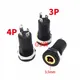 PJ-392A 3/4 Pin 3.5mm Audio Jack Socket 3/4 Pole Stereo Solder Panel Mount 3.5 mm Headphone Female