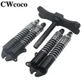 Double Drive Hydraulic Front Shock Fork For 10 Inch Electric Scooter Absorber Dual Spring Shock