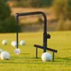 Golf Swing Trainer Durable Iron Golf Practice Swing Groover Hitting Training Aid Golf Accessories