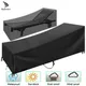 Outdoor Garden Sunbed Cover Sun Lounger Cover Patio Outdoor Lounge Chair Recliner Protective Cover