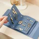 Portable Jewelry Storage Bag Travel Jewelry Organizer Portable For Journey Earrings Rings Diamond