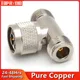 1PC N Male Jack to 2 N Female RF Adapter N Type Triple T 3-Way Splitter Antenna Connector For Cell
