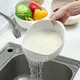 PP Strainer Filter Rice Sieve Food Vegetable Storage Drain Basket Plastic Mesh Colander Drainer