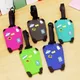 Silicon Cute Luggage Tag Portable Travel Accessories Women Name Label Luggage Suitcase Tags ID