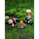 3 PCS cute resin dwarf ornaments for micro landscape gardening decoration