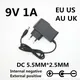 1pcs AC 100-240V DC 9V 1A 1000ma Electric Guitar Stompbox Power Supply Adapter charger For Guitar