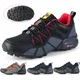 2022 New Hiking Shoes Men Mesh Breathable Hiking Travel Shoes Outdoor Woodland Cross-Country Shoes