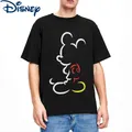 Mickey Mouse T-Shirt Men Casual Disney Cotton Tee Shirt Crewneck Short Sleeve T Shirts Gift Idea