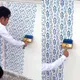 Flower Wall Decoration Paint Painting Tools 5" Rubber Roller Brush Tool Set 3D Pattern Wallpaper