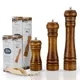 Manual Salt Pepper Grinder Oak Wood Pepper Mill Spice Salt Grinder Mill Tools