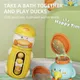 Baby Bathing Toy Kids Cute Duck Penguin Egg Water Spray Rotatable Waterwheel Bathroom Sprinkling