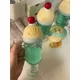 Model Creative Gift Handmade Melon Soda Desk Ornaments Soda Drink Cup Soda Ice Cream Topping Glass