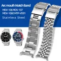 For Casio Watchband MDV-106 MDV-107 MDV-106D MTP-VD01 Stainless Steel Metal Men Strap Wristband 22mm