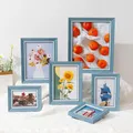 Picture Frame Simple Home Art Deco Blue Plastic Picture Frame