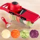 Mandoline Food Slicer Veggie Chopper 6 Modes Safe Mandoline With 1 Parer Adjustable Vegetable Slicer