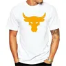 Maglietta da uomo Brahma Bull The Rock Project Gym TShirt Cotton Casual Fashion top Tee Streetwear