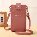 Women Mobile Phone Bag Fashion Touch Screen Shoulder Phone Bag Crossbody Bags Leather Mobile Wallet