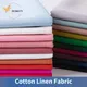 Slubby Cotton Linen Fabric Artificial Ramie Slub Cloth for Sewing Summer Shirt Skirt Pants Clothings