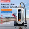 Car Jump Starter Device 12V 99800mAh Portable Car Battery Starter Battery Charger Subscribe To Auto
