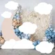 Moon Star White Cloud Cutouts KT Board Baby Shower Boys Girls 1st Birthday Party Backdrops