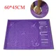 60x45cm Extra Large Baking Mat Silicone Pad Sheet Baking Mat for Rolling Dough Pizza Dough Non-Stick