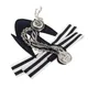Nautical Themed Anchor Fabric Badge Brooch Pin Vintage Uniform Badge Mens