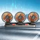 USB/12V/24V Car Cooling Air Fan Low Noise Car Cooling Air Circulator Fan 360 Degree Rotatable for