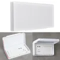 Plastic Socket Waterproof 86 Type Box Wall-Mounted Protection Socket Wall Cover 3 Gang 194*111*26mm