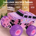 Rc Car 2.4G Radio Remote Control Cars Climbing Vehicle Hummer Off Road High Speed Pink Remote